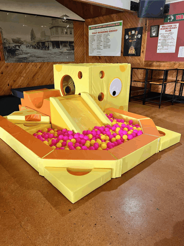 Sweet Cheese slide and Ball Pit soft play Package